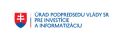 Logo Úradu podpredsedu vlády SR pre investície a informatizáciou