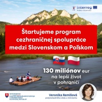 Obrázok k aktualite Vicepremiérka Remišová a podpredseda poľskej vlády Puda odštartovali program cezhraničnej spolupráce Interreg na nové obdobie