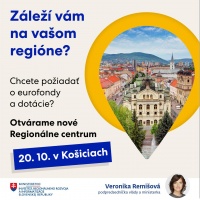 Obrázok k aktualite Žiadateľom o eurofondy a dotácie pomáhame už aj na východe Slovenska – Regionálne poradenské centrum sme otvorili v Košiciach, na rade je Prešov