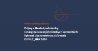 Obrázok k aktualite Nová analytická publikácia ÚSVRK odpovedá na otázky, v akých podmienkach žijú marginalizované rómske komunity