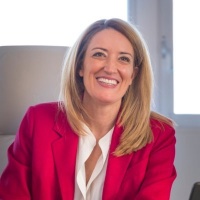 Obrázok k aktualite Predsedníčka europarlamentu Roberta Metsola v pondelok pricestuje na Slovensko