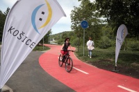 Obrázok k aktualite Na sídlisku Nad jazerom v Košiciach pribudla nová cyklotrasa za takmer 90-tisíc eur